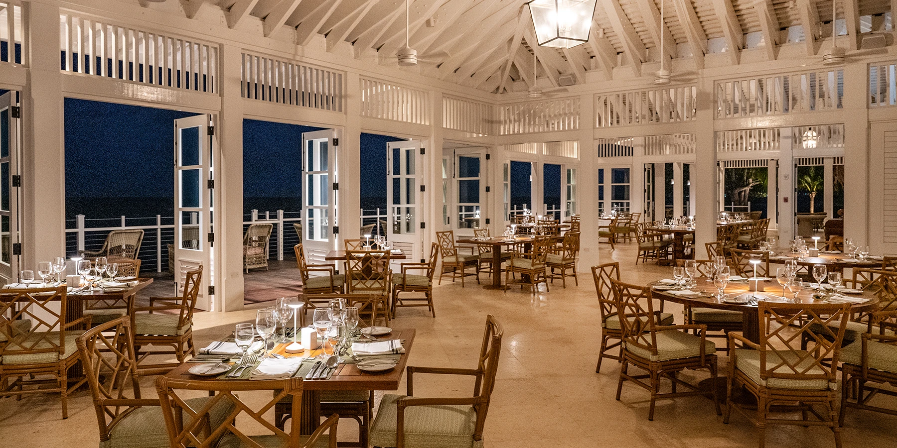 Dining room at Ooshan Bar & Restaurant, The Tryall Club